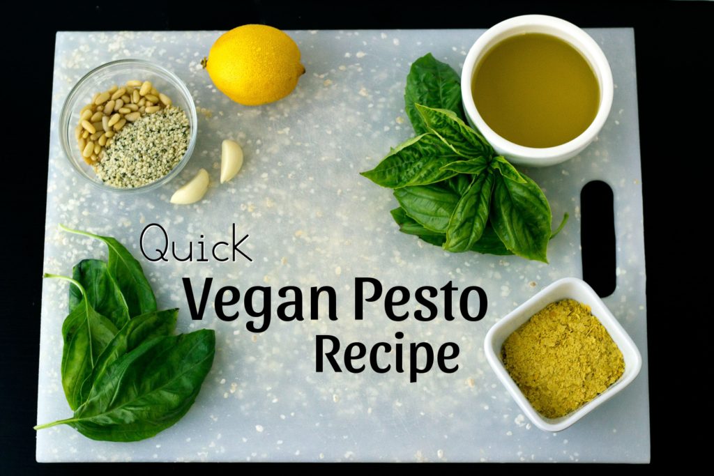 vegan pesto recipe featured