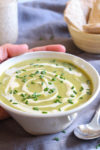 five ingredient roasted broccoli soup