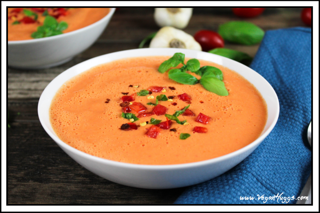 raw red pepper and tomato soup recipe