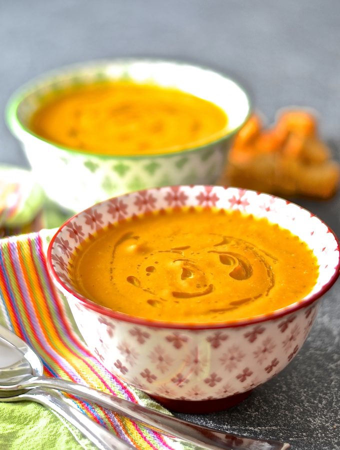 coconut carrot ginger soup