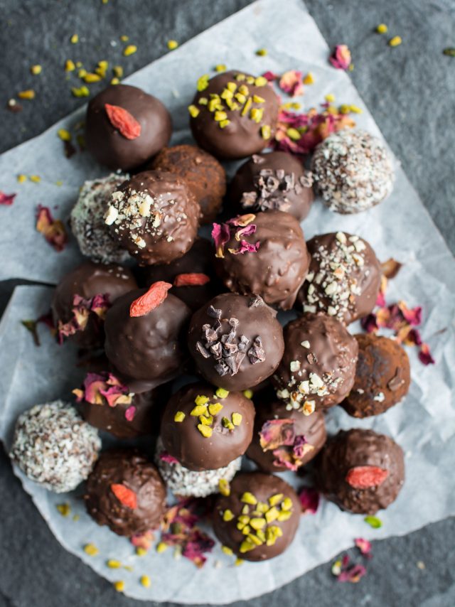 vegan Chocolate Coated-Bliss-Balls