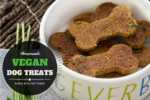 Homemade vegan dog treats made from nut pulp!