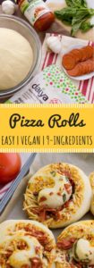 Imagine hot, crispy cinnamon rolls fresh out of the oven.. but instead of cinnamon-sugar it's pizza! These vegan pizza rolls are the epitome of a vegan party food. No plates, utensils, or cleanup afterwards because these babes are handheld! 9 ingredients plus some time and you'll have the best finger-food imaginable!