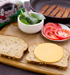 vegan blt grilled cheese
