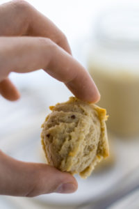easy vegan no sugar cookies holding