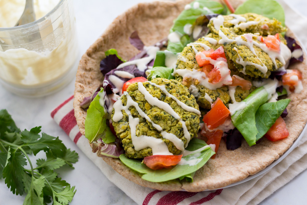 easy vegan baked falafel recipe