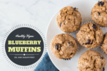 Easy Healthy Vegan Blueberry Muffins! These babes are oil and sugar free, woot woot! Perfect for a filling breakfast or hearty snack
