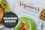 Spinach & Sesame vegan cracker recipe. Plus a giveaway of the new veginner’s cookbook!