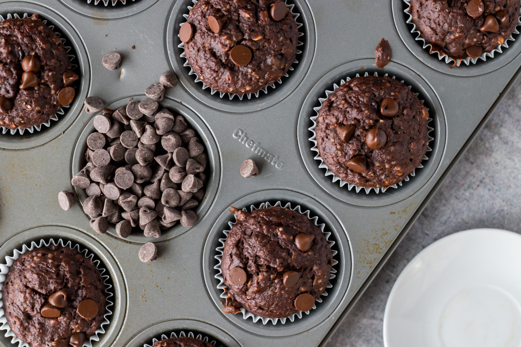 healthy vegan chocolate muffin recipe