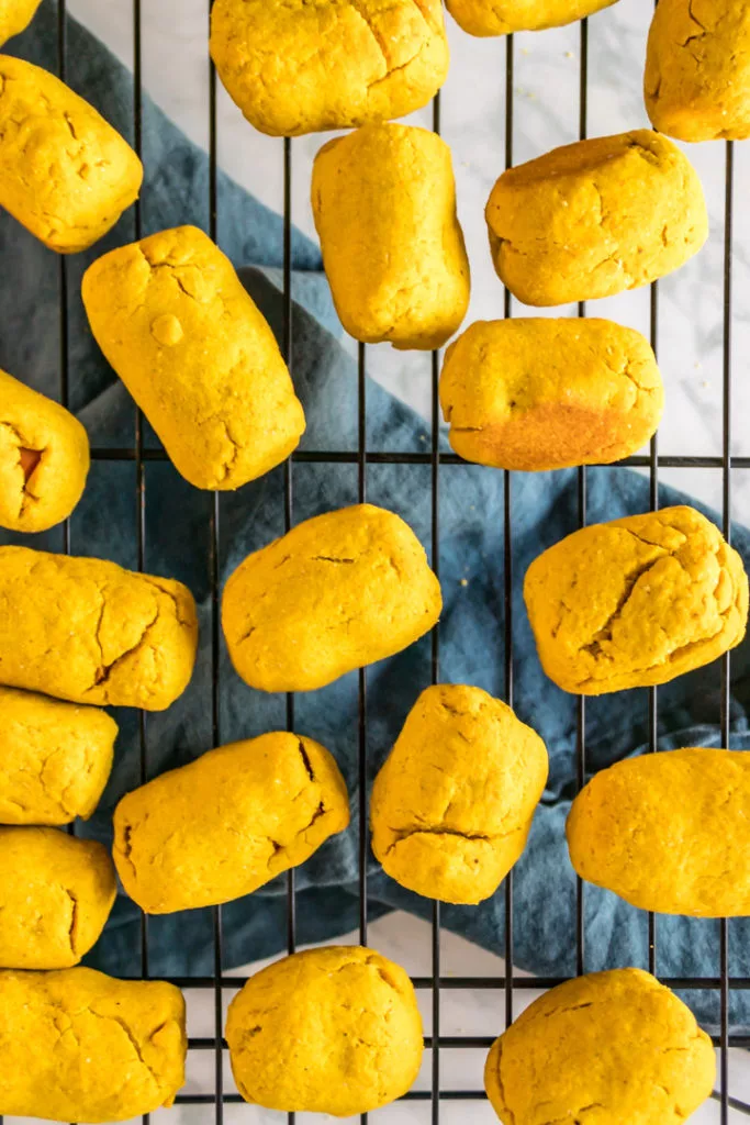 Easiest vegan corn dog bites recipe