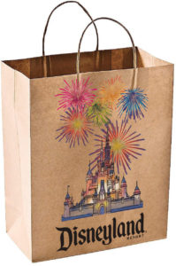 Disneyland paper bag mockup