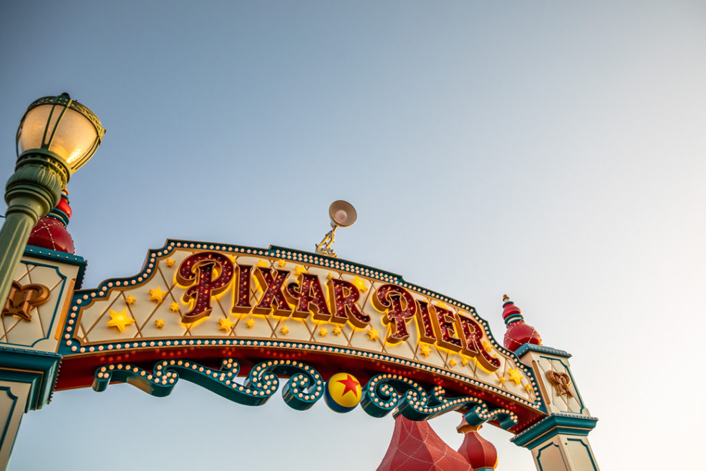Pixar Pier during the day