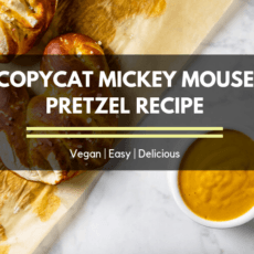 Vegan Mickey Mouse Pretzels recipe