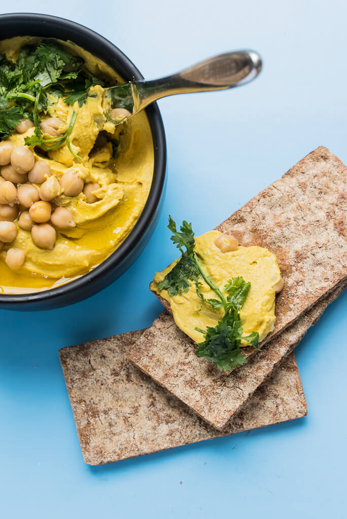 There's a reason hummus is so popular with vegans... Its such a great high-protein vegan option!