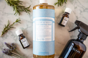 Dr Bronners is great for DIY vegan house cleaning products