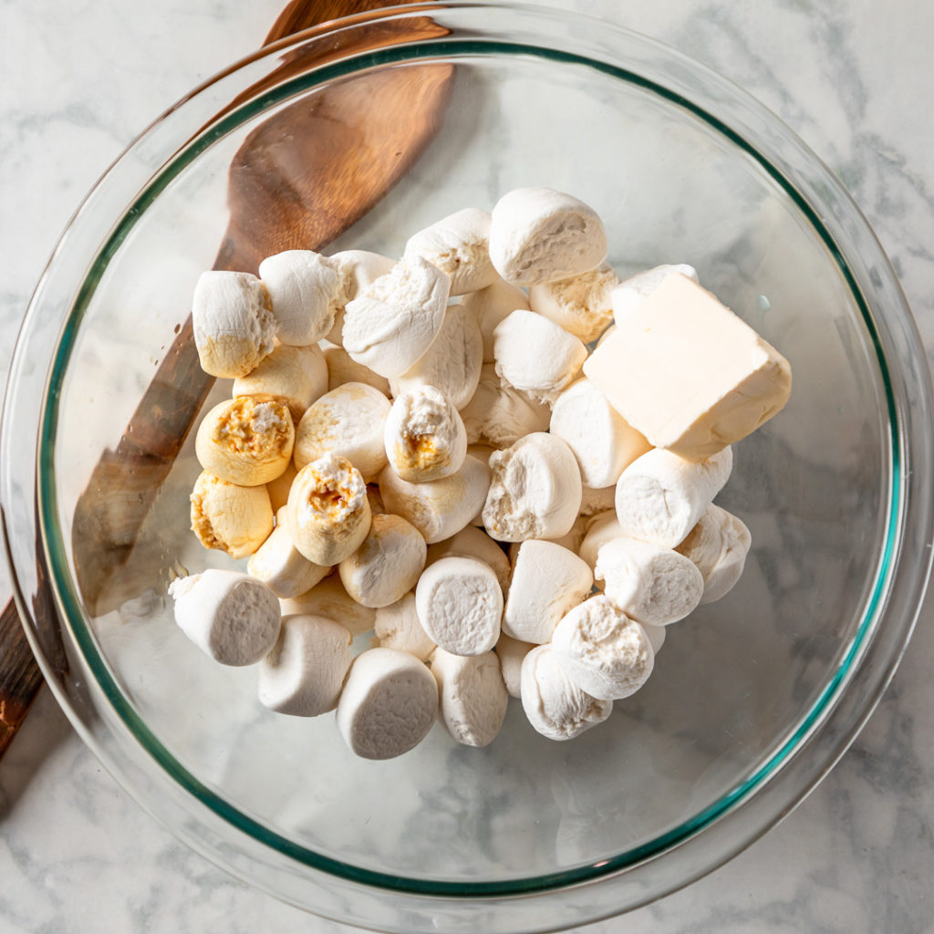 Whole vegan marshmallows and butter