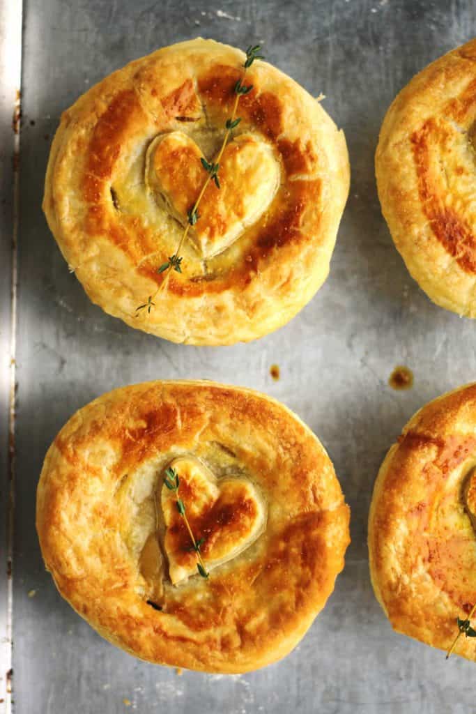 Pot pies are perfect for my vegan valentine's recipes list