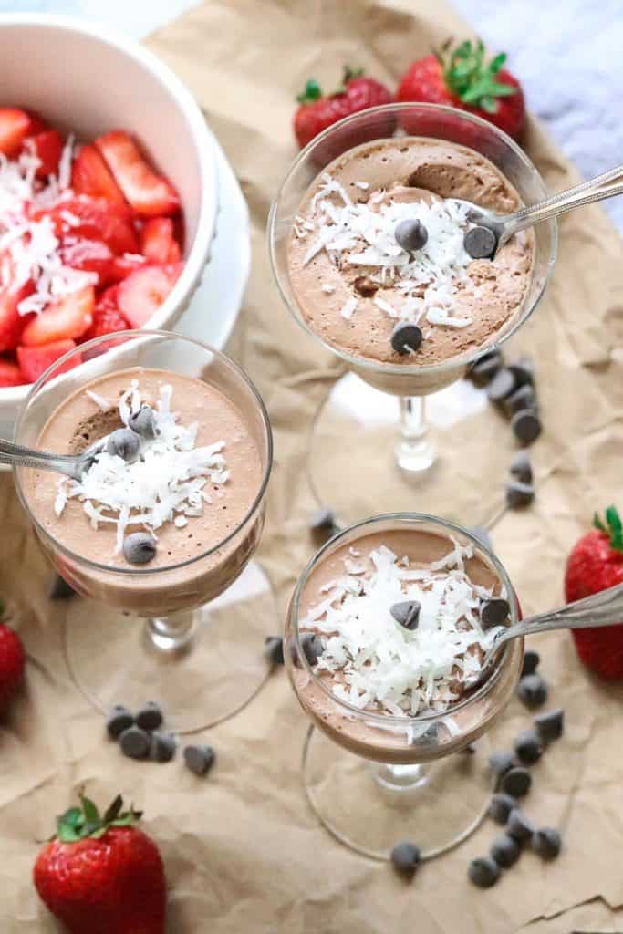 Is there anything better than chocoalte mousse for a vegan valentine's recipes list