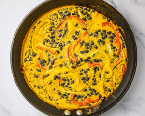 Baked vegan frittata