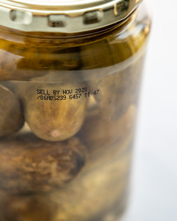 Expiration date on a glass pickle jar - a word on expiration dates