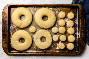 Doughnuts ready for rise two