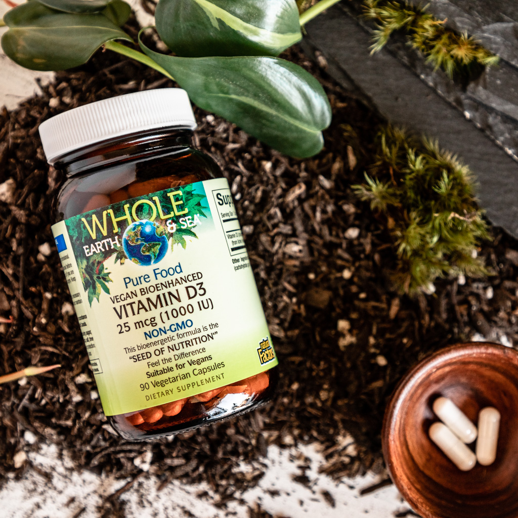 Whole earth and sea vitamin d for vegans